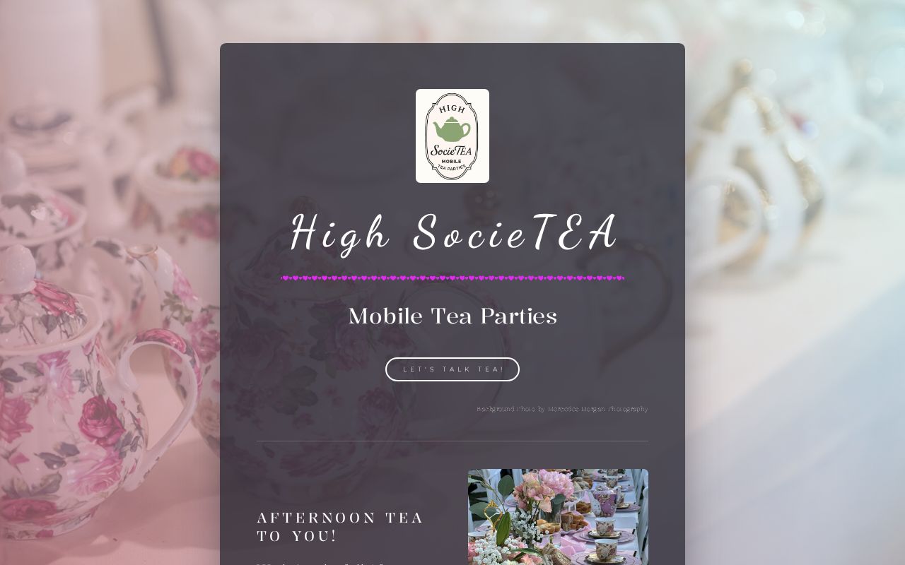High SocieTEA